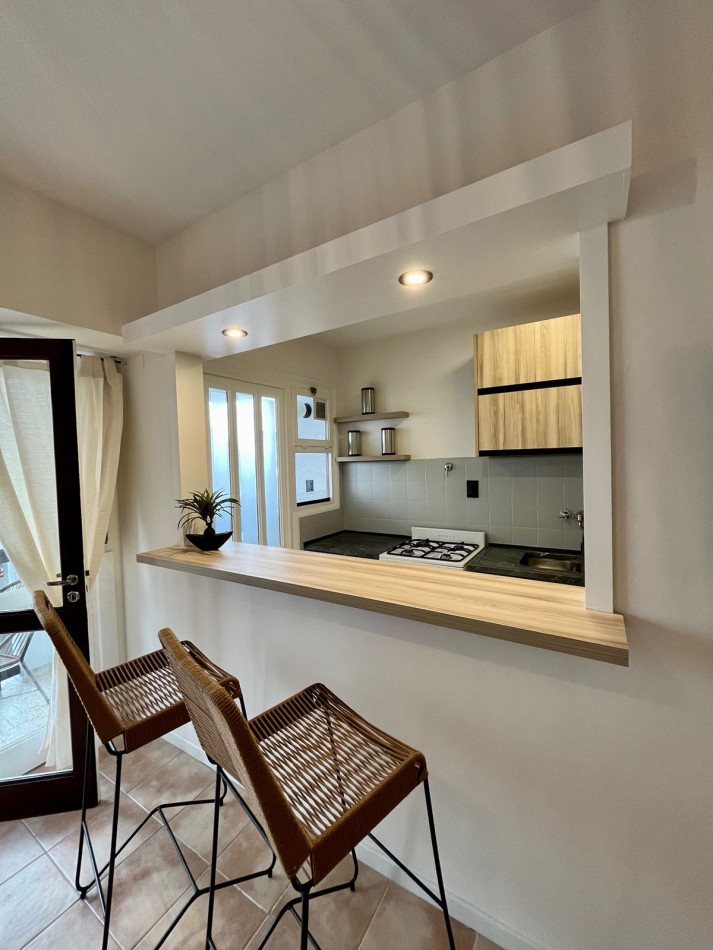 Hermoso departamento totalmente amueblado.Zona Guemes y la costa.